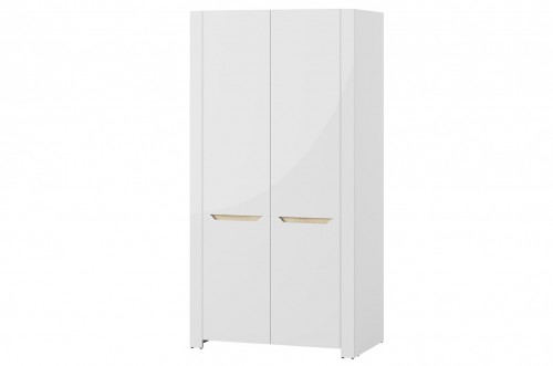 Шафа ICE 05 SZYNAKA білий / білий гл. + дуб sonoma